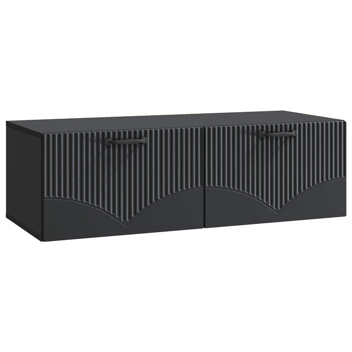 Oglindă TV montată pe perete Pe perete Negru 98 x 41 x 30 cm - WALTI WALTI
