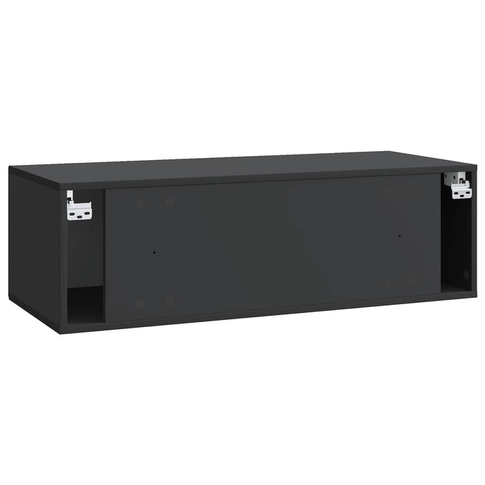 Oglindă TV montată pe perete Pe perete Negru 98 x 41 x 30 cm - WALTI WALTI