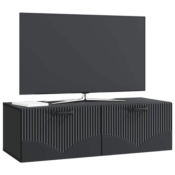 Oglindă TV montată pe perete Pe perete Negru 98 x 41 x 30 cm - WALTI WALTI