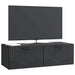 Oglindă TV montată pe perete Pe perete Negru 98 x 41 x 30 cm - WALTI WALTI