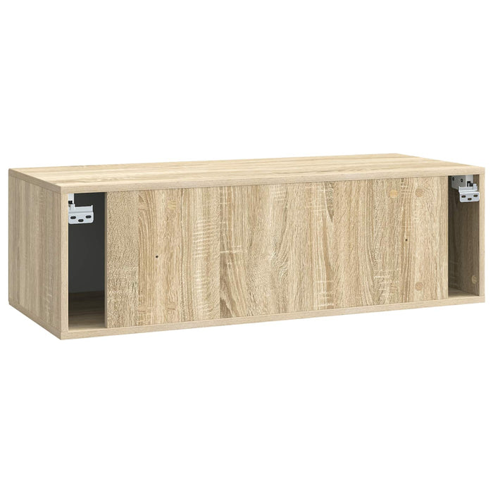 Oglindă TV montată pe perete Stejar Sonoma 98 x 41 x 30 cm - WALTI WALTI
