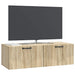 Oglindă TV montată pe perete Stejar Sonoma 98 x 41 x 30 cm - WALTI WALTI