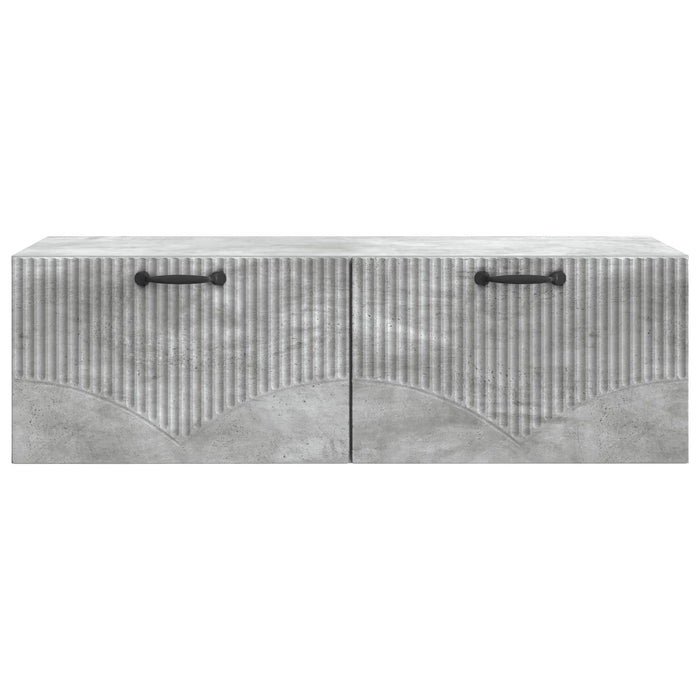Oglindă TV montată pe perete Gri Beton 98 x 41 x 30 cm - WALTI WALTI