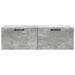 Oglindă TV montată pe perete Gri Beton 98 x 41 x 30 cm - WALTI WALTI