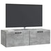 Oglindă TV montată pe perete Gri Beton 98 x 41 x 30 cm - WALTI WALTI
