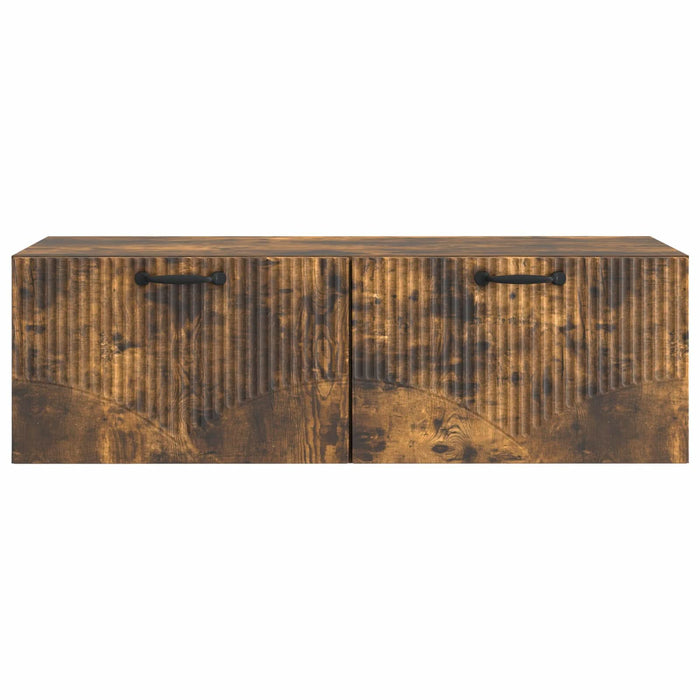 Oglindă TV montată pe perete Stejar fumuriu 98 x 41 x 30 cm - WALTI WALTI