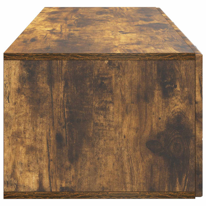 Oglindă TV montată pe perete Stejar fumuriu 98 x 41 x 30 cm - WALTI WALTI