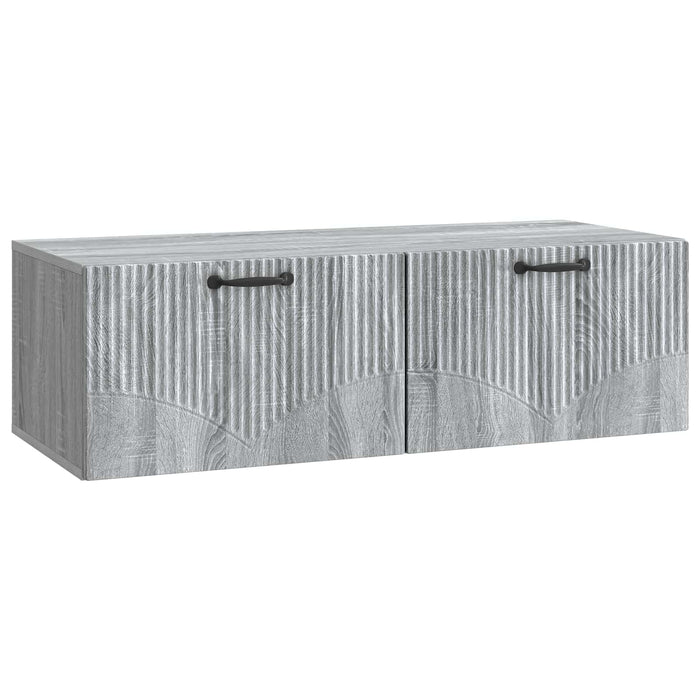 Oglindă TV montată pe perete Sonoma gri 98 x 41 x 30 cm - WALTI WALTI