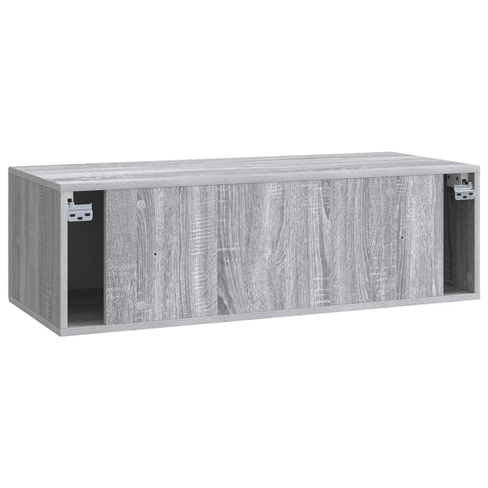 Oglindă TV montată pe perete Sonoma gri 98 x 41 x 30 cm - WALTI WALTI