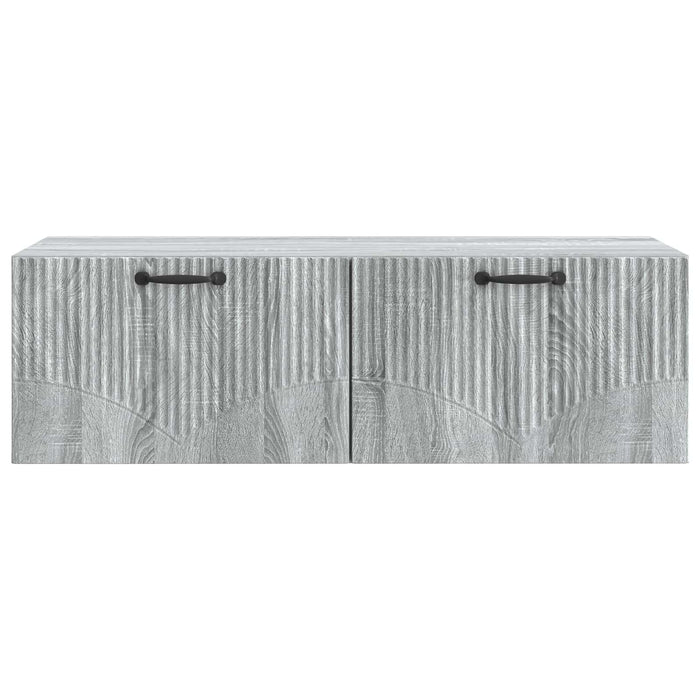 Oglindă TV montată pe perete Sonoma gri 98 x 41 x 30 cm - WALTI WALTI