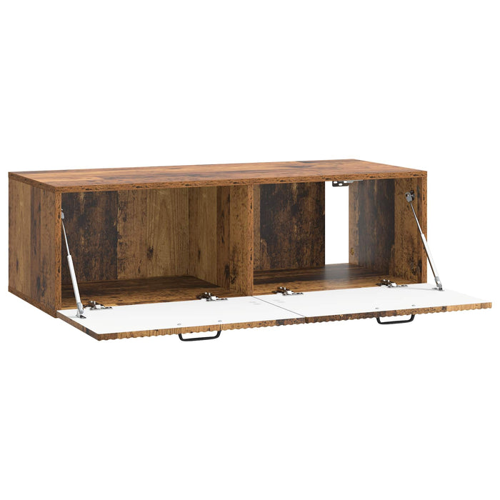 Oglindă TV montată pe perete Lemn vechi 98 x 41 x 30 cm - WALTI WALTI