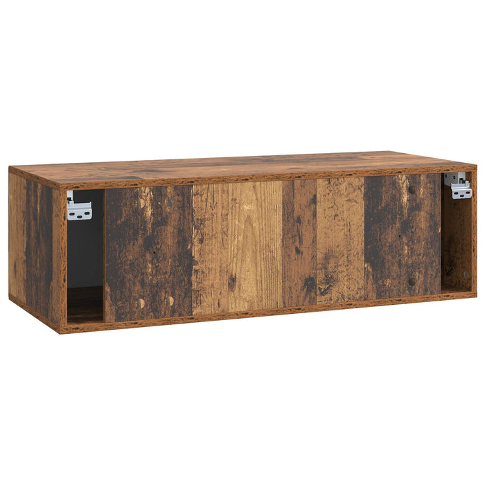 Oglindă TV montată pe perete Lemn vechi 98 x 41 x 30 cm - WALTI WALTI