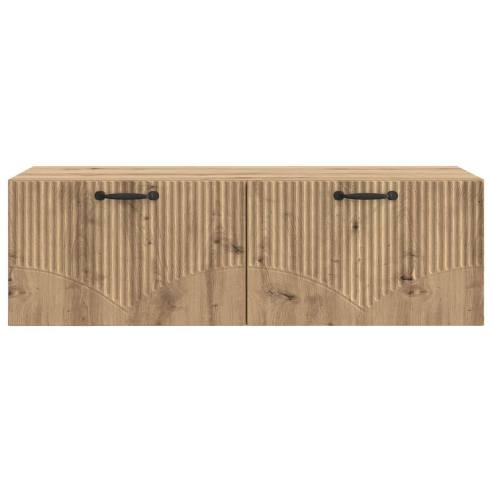 Oglindă TV montată pe perete Stejar Artizanal 98 x 41 x 30 cm - WALTI WALTI