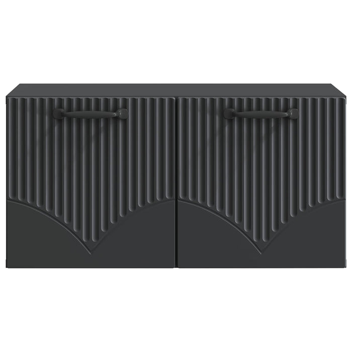 Oglindă TV montată pe perete Pe perete Negru 59,5 x 31 x 30 cm - WALTI WALTI