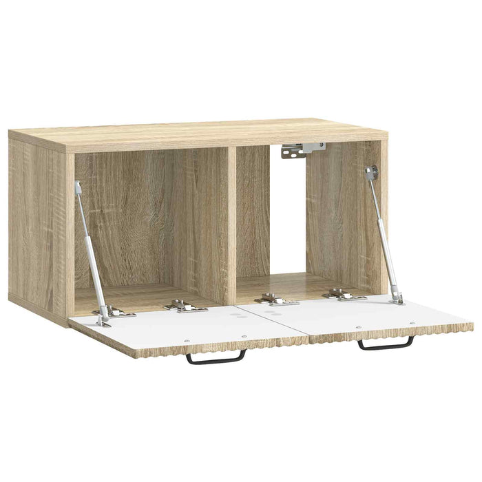 Oglindă TV montată pe perete Stejar Sonoma 59,5 x 31 x 30 cm - WALTI WALTI