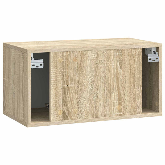 Oglindă TV montată pe perete Stejar Sonoma 59,5 x 31 x 30 cm - WALTI WALTI