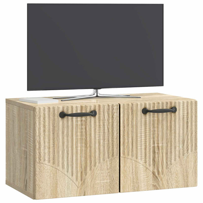 Oglindă TV montată pe perete Stejar Sonoma 59,5 x 31 x 30 cm - WALTI WALTI
