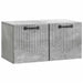 Oglindă TV montată pe perete Gri Beton 59,5 x 31 x 30 cm - WALTI WALTI