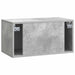 Oglindă TV montată pe perete Gri Beton 59,5 x 31 x 30 cm - WALTI WALTI