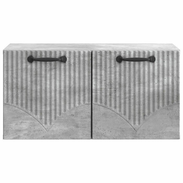 Oglindă TV montată pe perete Gri Beton 59,5 x 31 x 30 cm - WALTI WALTI