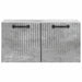 Oglindă TV montată pe perete Gri Beton 59,5 x 31 x 30 cm - WALTI WALTI