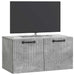 Oglindă TV montată pe perete Gri Beton 59,5 x 31 x 30 cm - WALTI WALTI