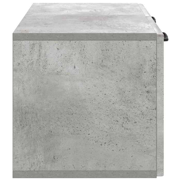 Oglindă TV montată pe perete Gri Beton 59,5 x 31 x 30 cm - WALTI WALTI