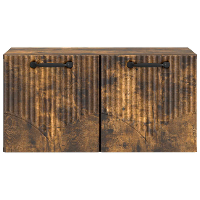 Oglindă TV montată pe perete Stejar fumuriu 59,5 x 31 x 30 cm - WALTI WALTI