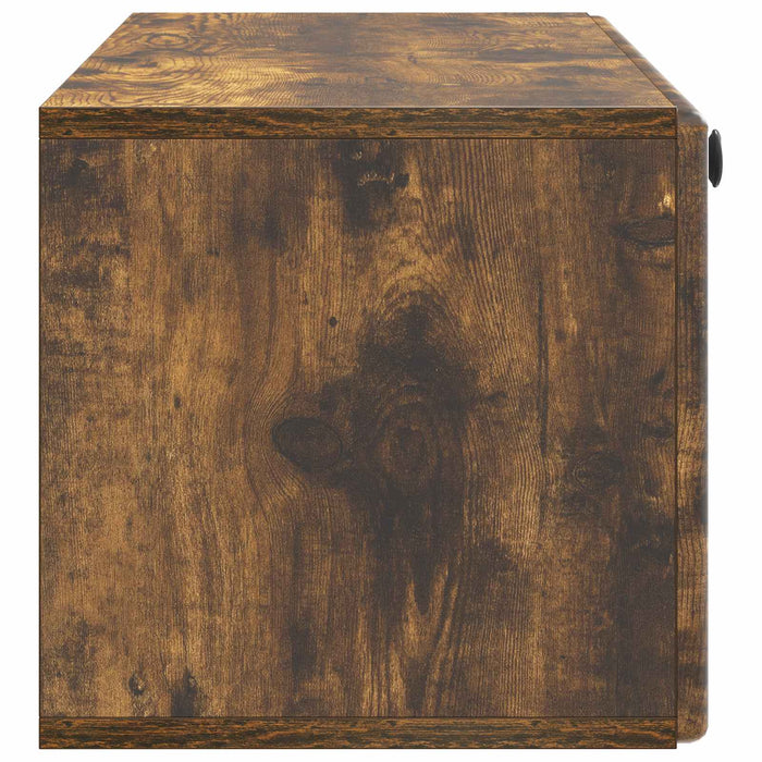Oglindă TV montată pe perete Stejar fumuriu 59,5 x 31 x 30 cm - WALTI WALTI