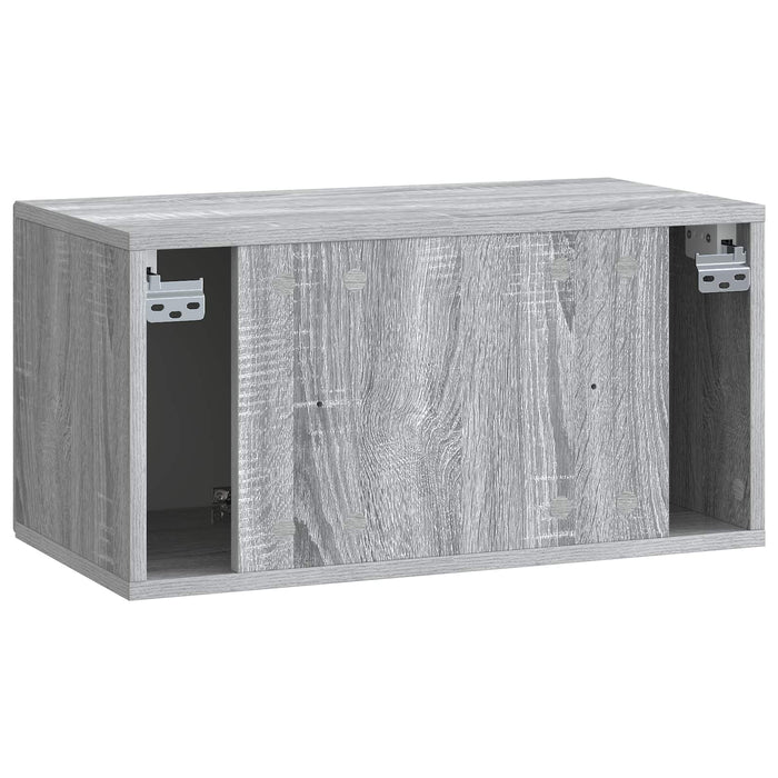 Oglindă TV montată pe perete Sonoma gri 59,5 x 31 x 30 cm - WALTI WALTI