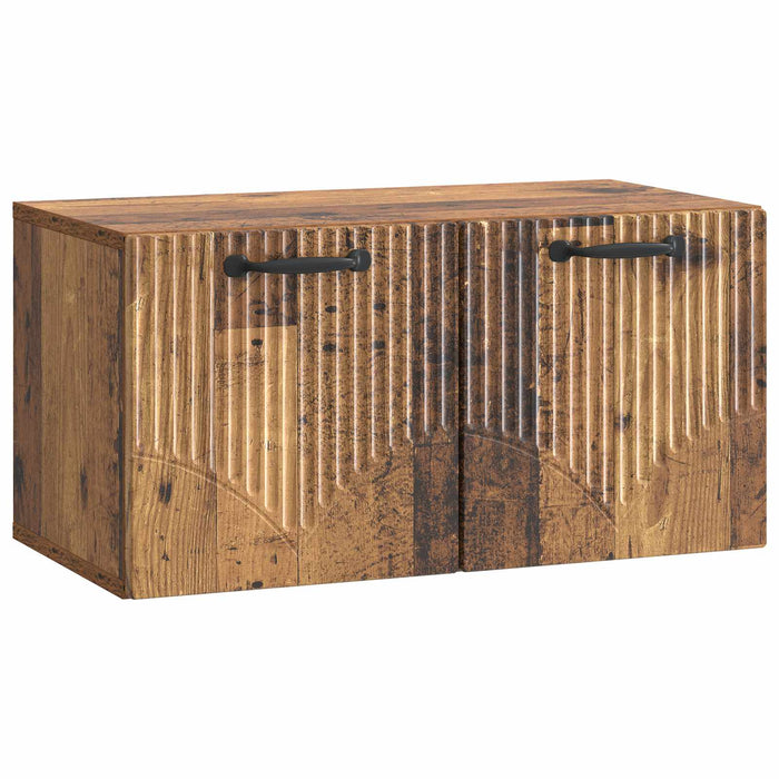 Oglindă TV montată pe perete Lemn vechi 59,5 x 31 x 30 cm - WALTI WALTI
