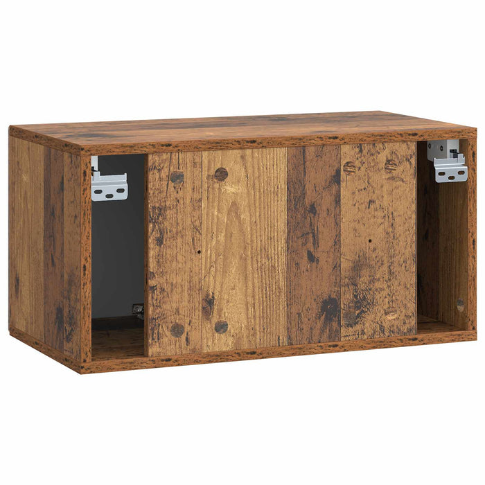 Oglindă TV montată pe perete Lemn vechi 59,5 x 31 x 30 cm - WALTI WALTI
