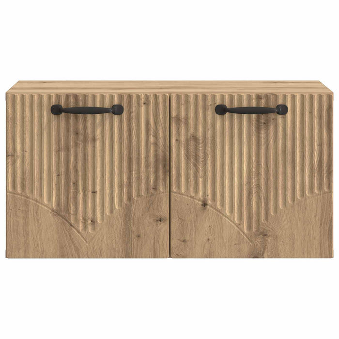 Oglindă TV montată pe perete Stejar Artizanal 59,5 x 31 x 30 cm - WALTI WALTI