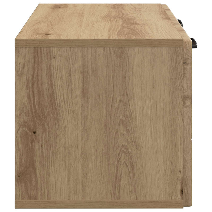 Oglindă TV montată pe perete Stejar Artizanal 59,5 x 31 x 30 cm - WALTI WALTI