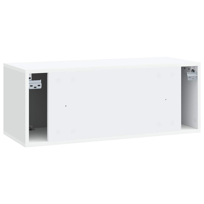 Oglindă TV montată pe perete Pe perete Alb 78,5 x 31 x 30 cm - WALTI WALTI