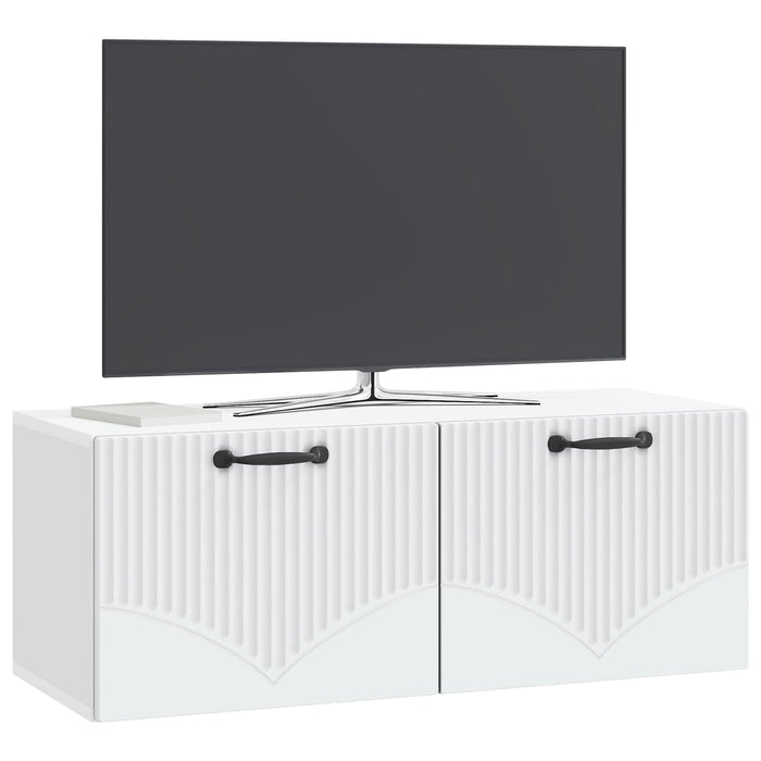 Oglindă TV montată pe perete Pe perete Alb 78,5 x 31 x 30 cm - WALTI WALTI