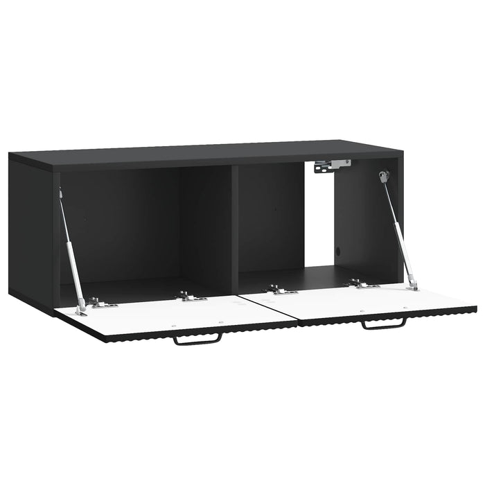 Oglindă TV montată pe perete Pe perete Negru 78,5 x 31 x 30 cm - WALTI WALTI