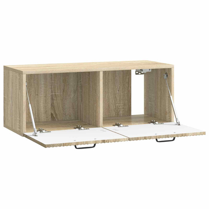 Oglindă TV montată pe perete Stejar Sonoma 78,5 x 31 x 30 cm - WALTI WALTI