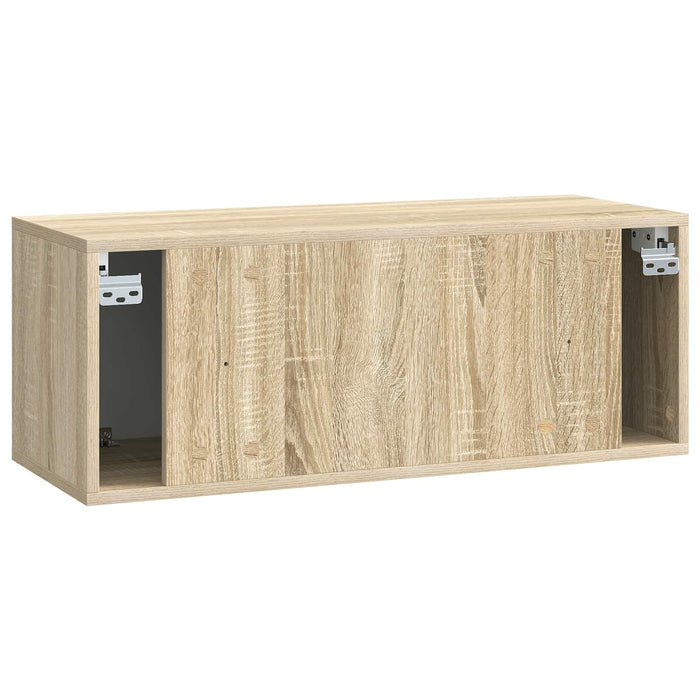 Oglindă TV montată pe perete Stejar Sonoma 78,5 x 31 x 30 cm - WALTI WALTI