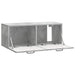 Oglindă TV montată pe perete Gri Beton 78,5 x 31 x 30 cm - WALTI WALTI