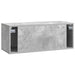 Oglindă TV montată pe perete Gri Beton 78,5 x 31 x 30 cm - WALTI WALTI