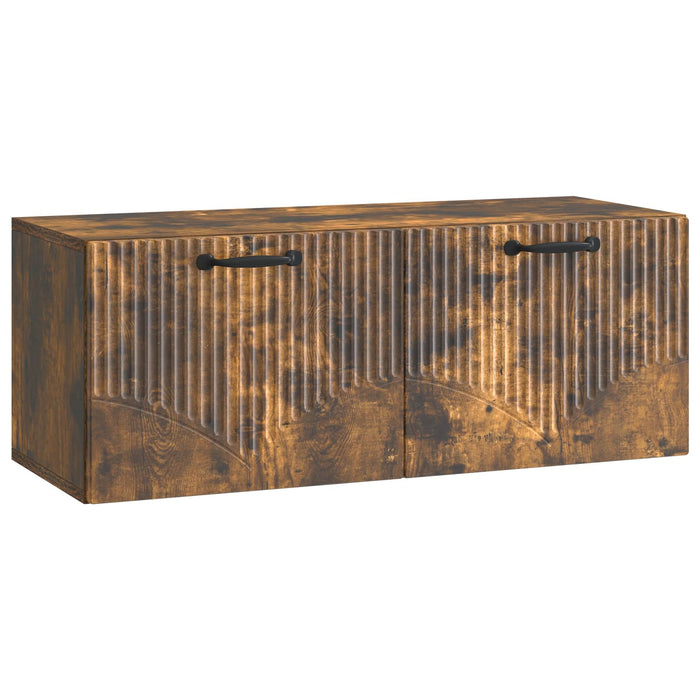 Oglindă TV montată pe perete Stejar fumuriu 78,5 x 31 x 30 cm - WALTI WALTI