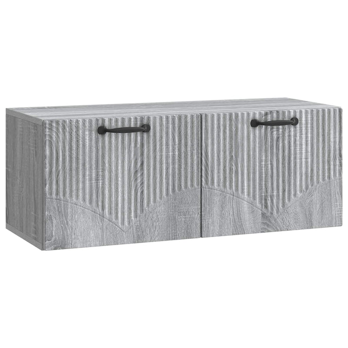 Oglindă TV montată pe perete Sonoma gri 78,5 x 31 x 30 cm - WALTI WALTI