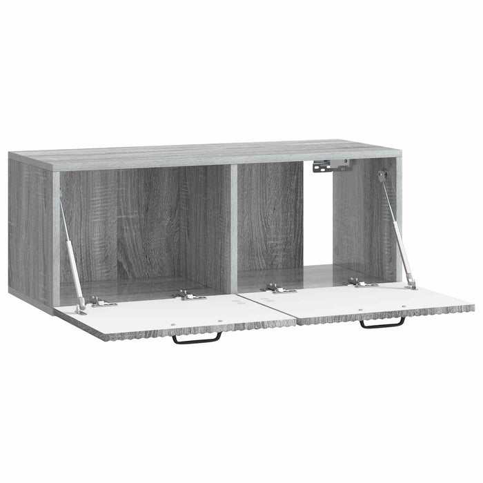 Oglindă TV montată pe perete Sonoma gri 78,5 x 31 x 30 cm - WALTI WALTI