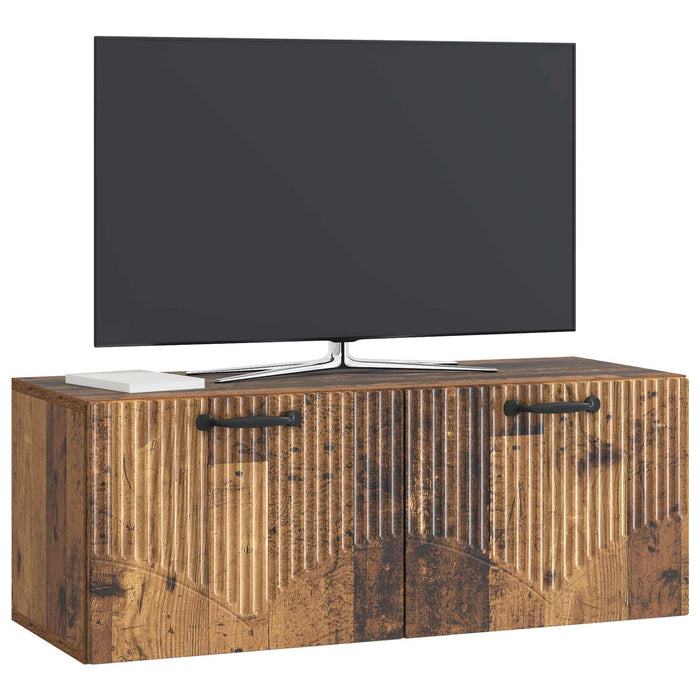 Oglindă TV montată pe perete Lemn vechi 78,5 x 31 x 30 cm - WALTI WALTI