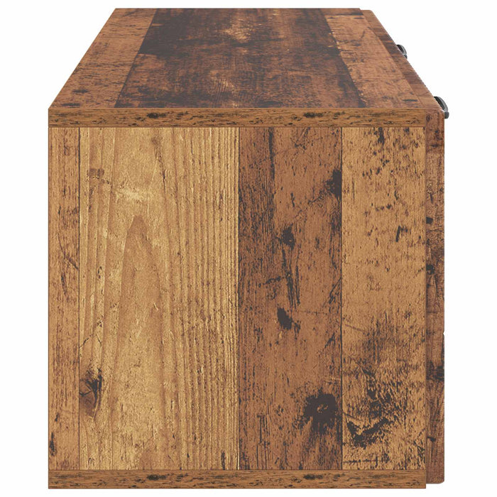 Oglindă TV montată pe perete Lemn vechi 78,5 x 31 x 30 cm - WALTI WALTI