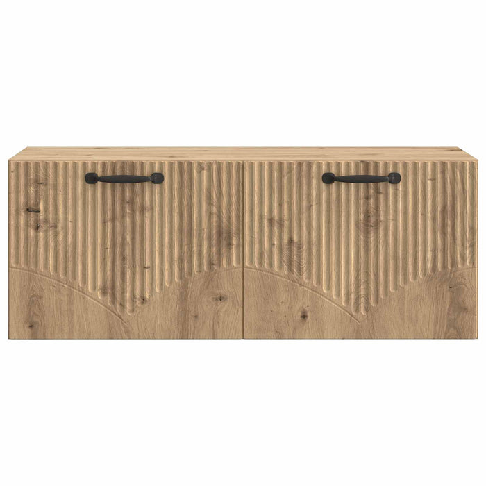 Oglindă TV montată pe perete Stejar Artizanal 78,5 x 31 x 30 cm - WALTI WALTI