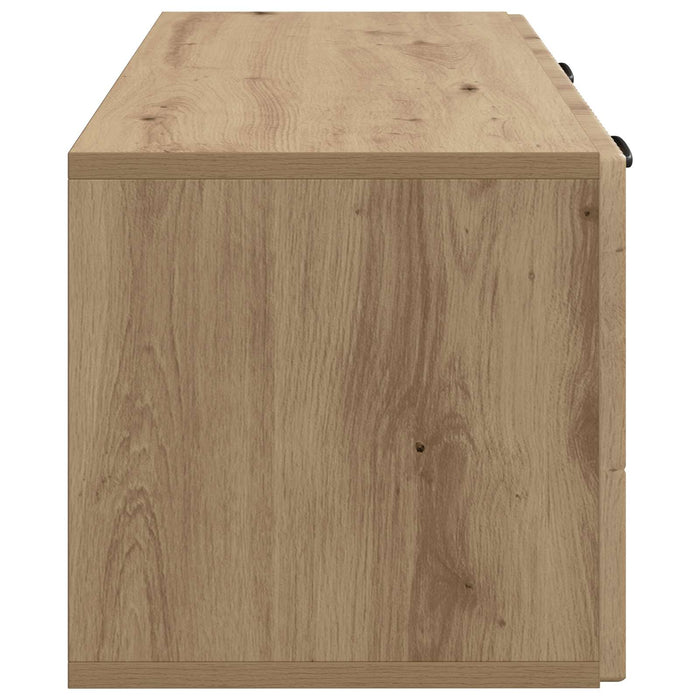 Oglindă TV montată pe perete Stejar Artizanal 78,5 x 31 x 30 cm - WALTI WALTI