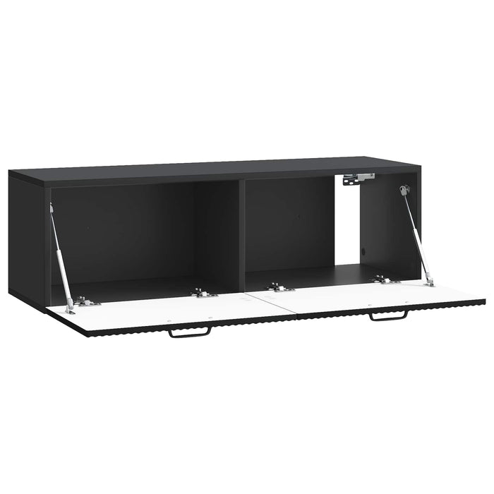 Oglindă TV montată pe perete Pe perete Negru 98 x 31 x 30 cm - WALTI WALTI