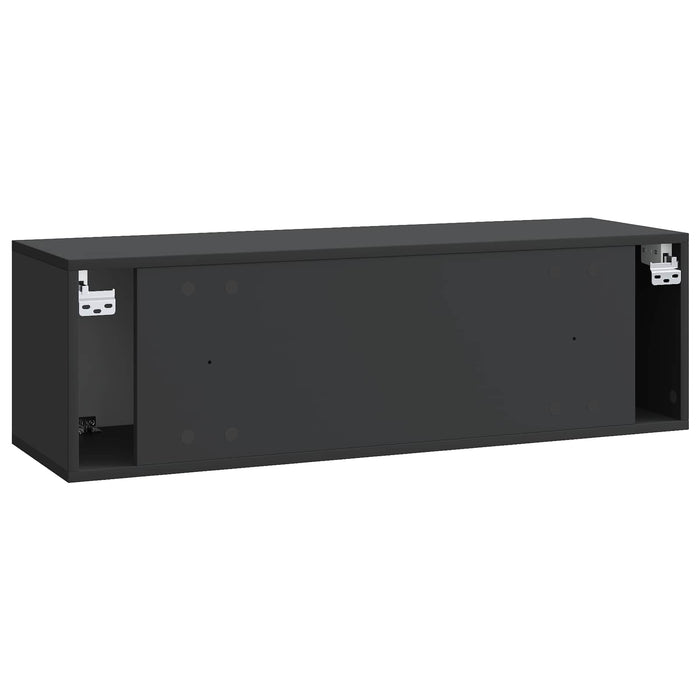 Oglindă TV montată pe perete Pe perete Negru 98 x 31 x 30 cm - WALTI WALTI